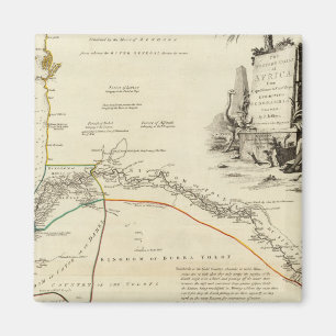 W coast Africa Magnet