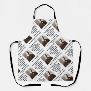 W.E.B. Du Bois Believe In Life Always Progress Apron