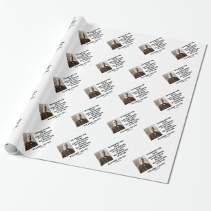 W.E.B. Dubois Worker Must Work Thinker Truth Quote Wrapping Paper