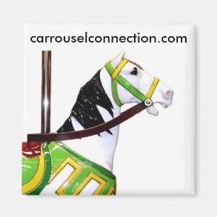 W.F. Mangels Kiddie Carousel Horse Magnet