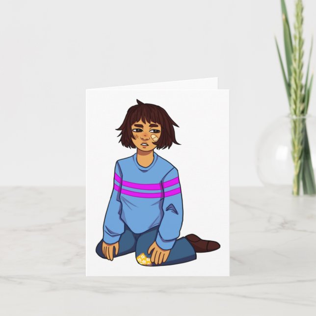 W Frisk Sticker  Card (Front)