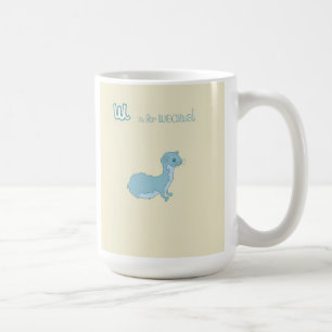 W is for Weasel Coffee Mug