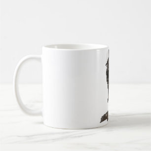 W is for White Tufted Marmoset Coffee Mug
