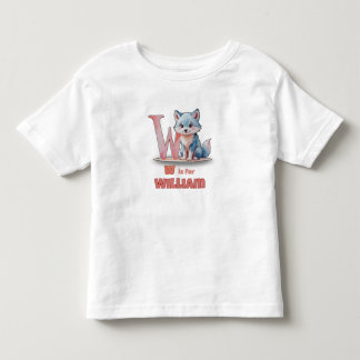 W is for William - Custom Toddler Name Tee
