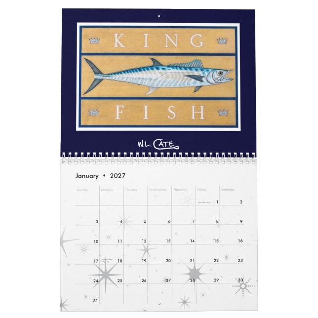 W.L. Cate 2011 Calendar (Jan 2027)
