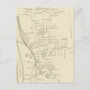 W Lebanon PO Postcard