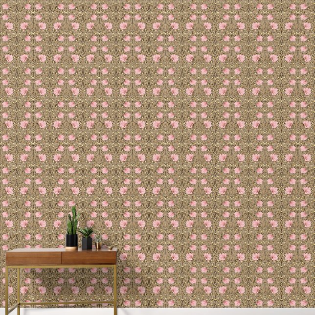 W Morris Pimpernel Pattern Wallpaper (Hallway)