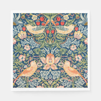W Morris Strawberry Thief Paper Napkin
