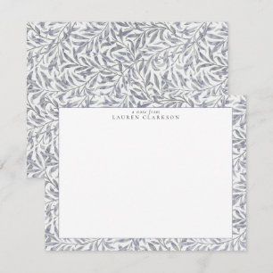 W. MORRIS WILLOW BOUGH LIGHT BLUE/GRAY NOTE CARD