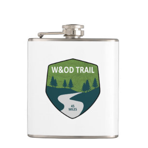 W&OD Trail Hip Flask