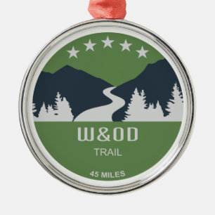 W&OD Trail Metal Tree Decoration