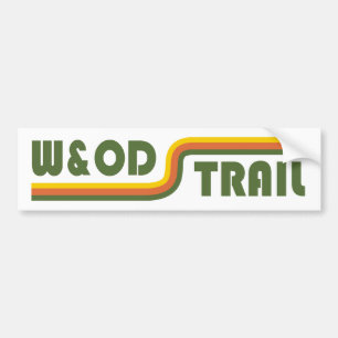 W&OD Trail Virginia Bumper Sticker