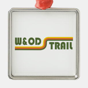 W&OD Trail Virginia Metal Tree Decoration