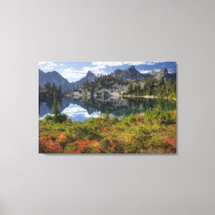 WA, Alpine Lakes Wilderness, Gem Lake, with 2 Canvas Print