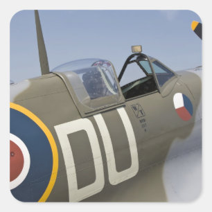 WA, Arlington, Arlington Fly-in, World War II 5 Square Sticker