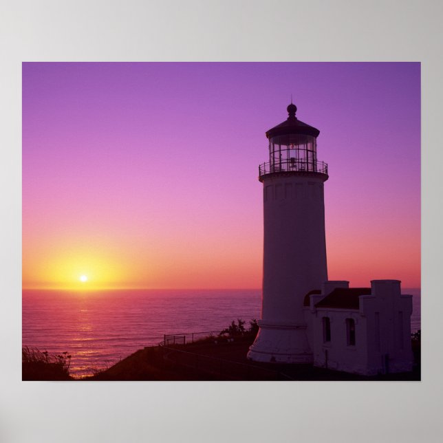 WA, Cape Disappointment State Park, North Head 2 Poster (Front)