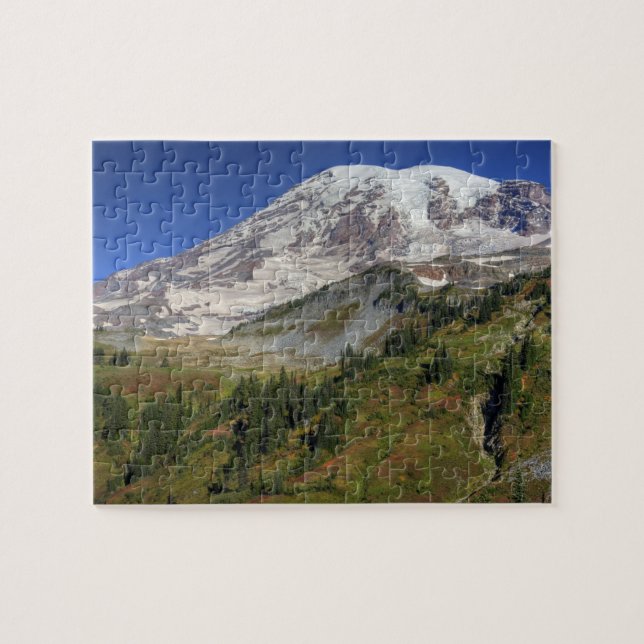 WA, Mt. Rainier National Park, view from the Jigsaw Puzzle (Horizontal)