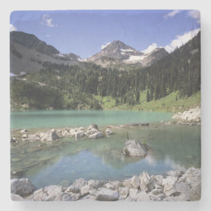 WA, Okanogan NF, Lewis Lake and Black Peak Stone Coaster