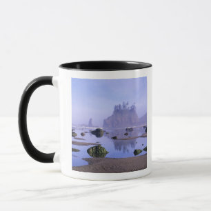 WA, Olympic National Park, Second Beach, Mug