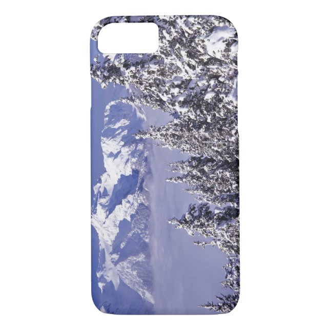 WA, Olympic NP, Olympic Mountain Range, view Case-Mate iPhone Case (Back)