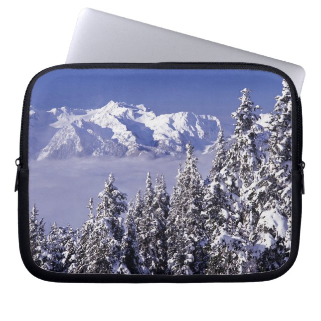 WA, Olympic NP, Olympic Mountain Range, view Laptop Sleeve (Front)