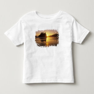 WA, Olympic NP, Second Beach at sunset Toddler T-Shirt