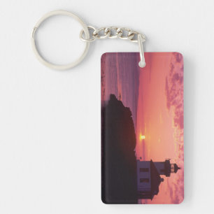 WA, San Juan Island, Lime Kiln Lighthouse, 1919, Key Ring