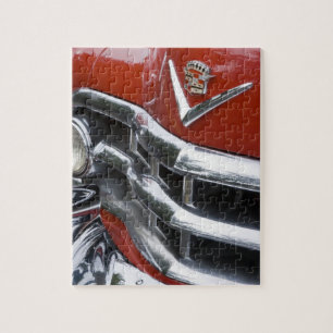 WA, Seattle, classic American automobile. 4 Jigsaw Puzzle