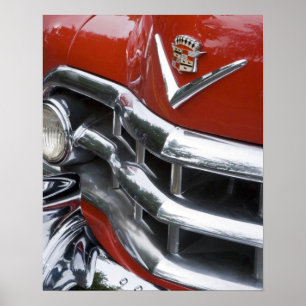 WA, Seattle, classic American automobile. 4 Poster