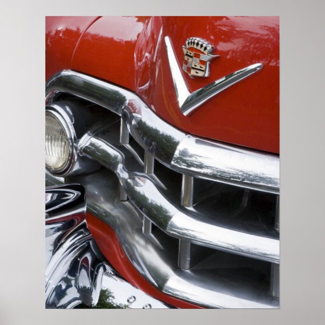 WA, Seattle, classic American automobile. 4 Poster (Front)