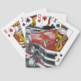 WA, Seattle, classic American automobile. Playing Cards