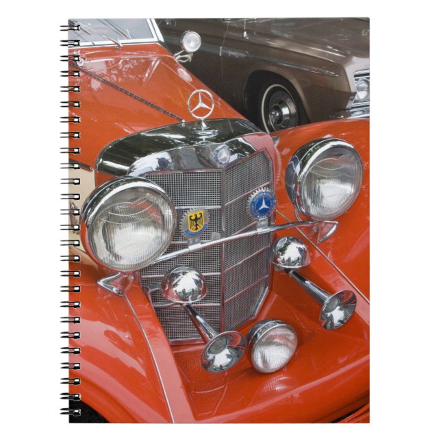 WA, Seattle, classic German automobile. Notebook (Front)