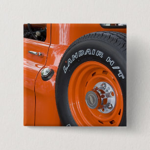 WA, Seattle, Classic pickup. 15 Cm Square Badge