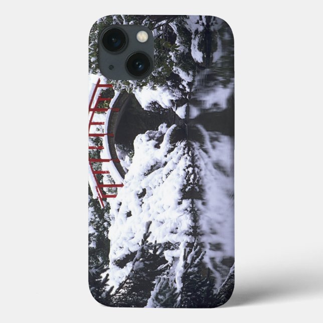 WA, Seattle, Moon bridge and pond after winter 2 Case-Mate iPhone Case (Back)
