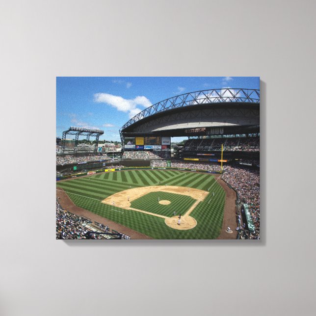 WA, Seattle, Safeco Field, Mariners baseball Canvas Print (Front)