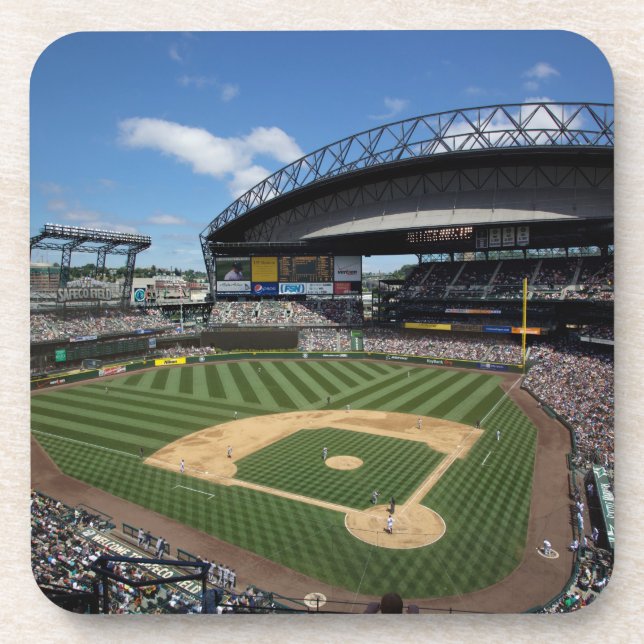 WA, Seattle, Safeco Field, Mariners baseball Coaster (Front)