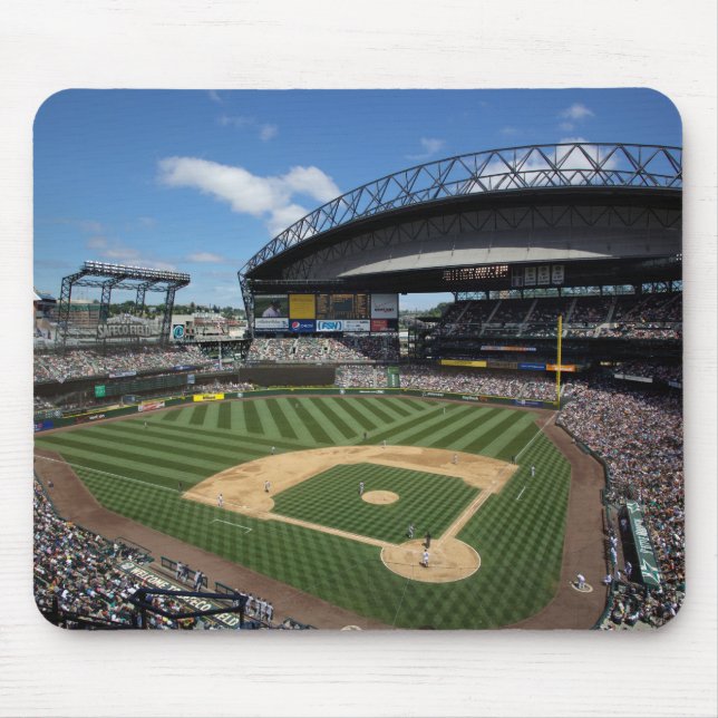 WA, Seattle, Safeco Field, Mariners baseball Mouse Mat (Front)