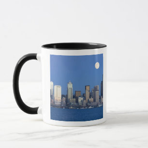WA, Seattle, Seattle skyline and Elliott Bay 2 Mug