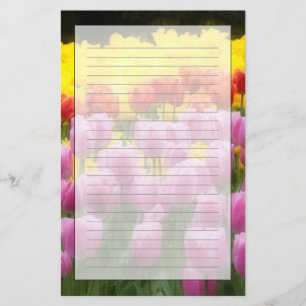 WA, Skagit Valley, Roozengaarde Tulip Garden, 2 Stationery