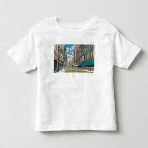 WA Street Downtown Shopping District Scene Toddler T-Shirt
