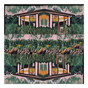 Wa-Wo Wave NFT Art - REFLECTIONS ON MY WINDOW 32  Poster