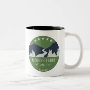 Wabash Trace Nature Trail Two-Tone Coffee Mug