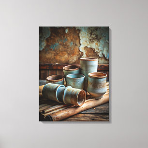 Wabi Sabi Art Canvas Print