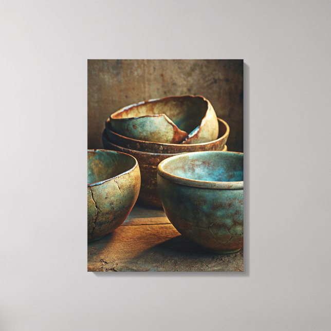 Wabi Sabi Art Canvas Print (Front)
