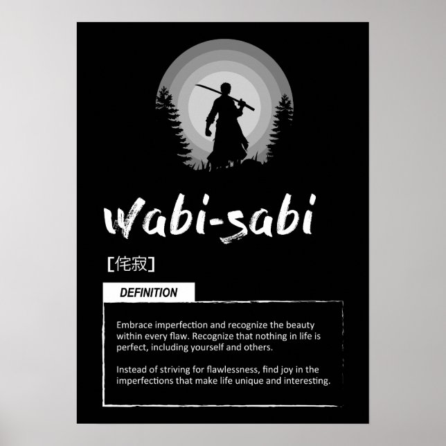 Wabi-Sabi - Japanese Concept For Success Poster (Front)