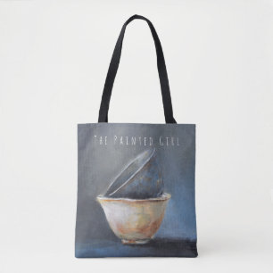 "Wabi Sabi" Japanese inspired pottery tote bag