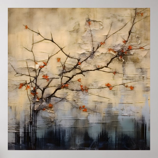 Wabi Sabi Japanese Style Art Poster (Front)