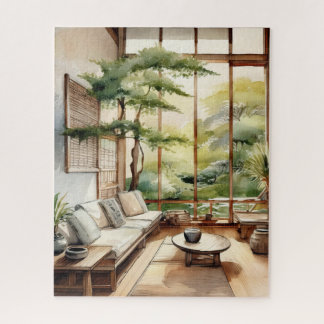 Wabi Sabi Living Room Jigsaw Puzzle