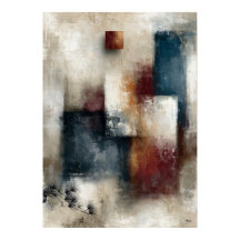 Wabi-Sabi Pine Echo Modern Japanese Abstract Wall