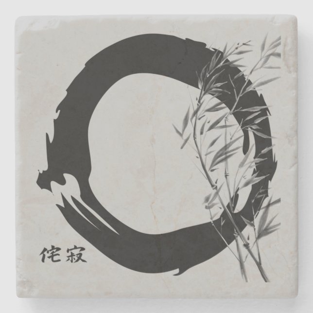 Wabi Sabi Stone Coaster (Front)